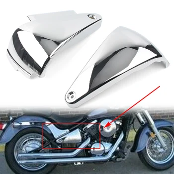 

Vulcan 800 Chrome Motorcycle Battery Side Fairing Cover For Kawasaki Vulcan400 VN400 VN800 Classic Drifter ABS Plastic 2PCS
