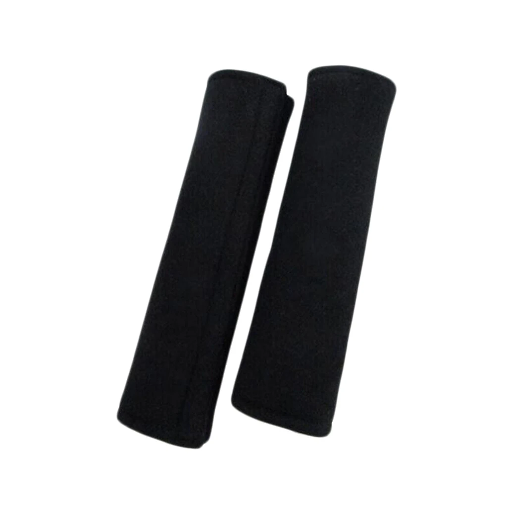 1 пара ремень безопасности черный чехол Автомобильная дорожная подкладка ремень безопасности Наплечные накладки для ремней