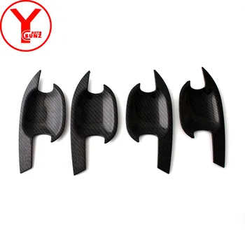 

ABS carbon fiber door handle insert For chevrolet trailblazer colorado holden 2016 2017 2018 car styling accessories 2018 YCSUNZ