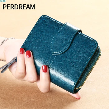 

Ladies wallet short coin purse card case leather multi-card pocket small wallet female wallet small wallet leather all-match