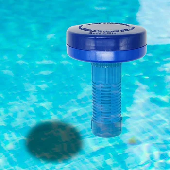 

Afloat Disinfection Chemical Dispenser with Thermometer Easy Carrying Pill Case Swimming Pool Swimming Portable Parts