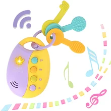 Детская игрушка музыкальный автомобиль игрушка-ключ умный пульт дистанционного управления автомобиль голоса ролевые игры обучающая игрушка Дети Раннее Образование светильник музыкальный симулятор ключ