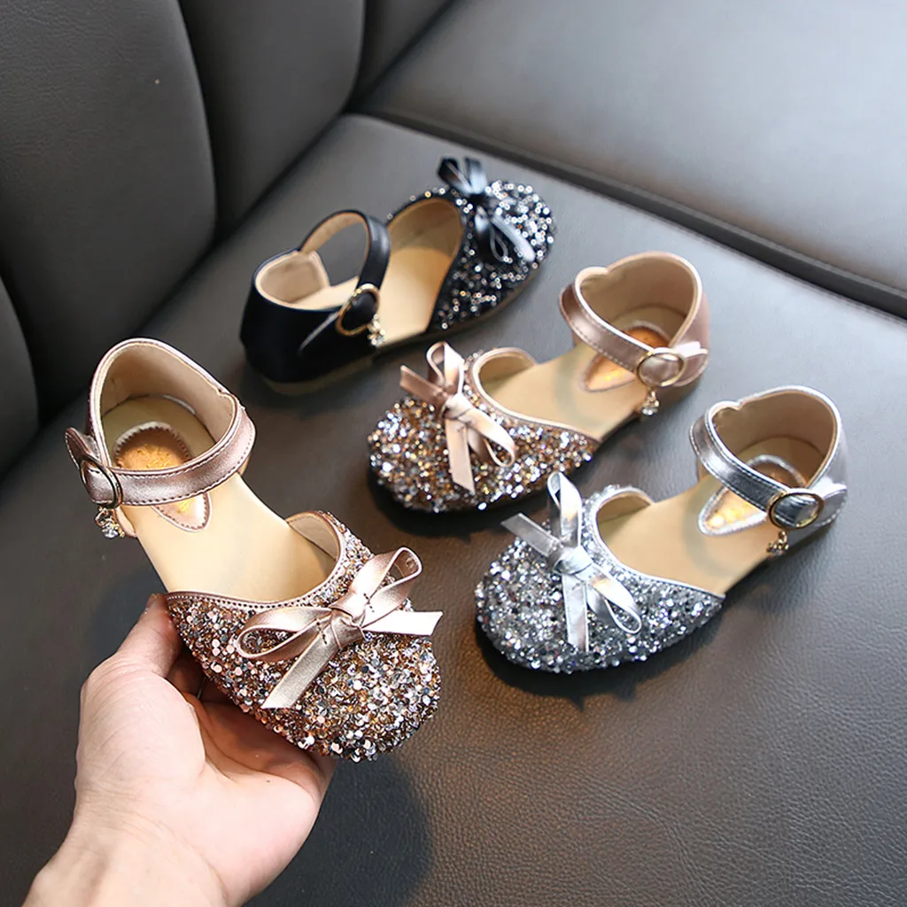 black and silver sequin shoes