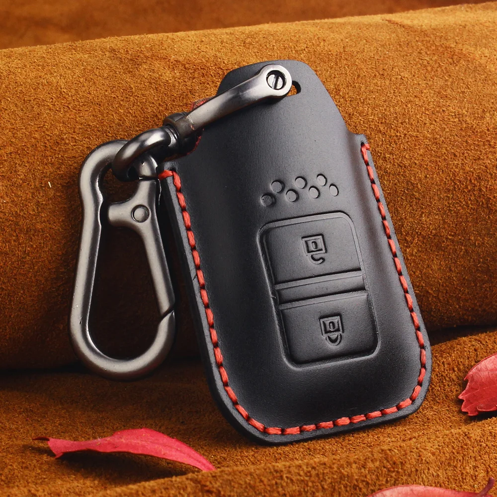 KEYYOU Автомобильный Дистанционный Брелок чехол держатель Защита для Honda Accord 9 Crider City HRV CRV Vezel Spirior Odyssey, Civic Fit Jade - Название цвета: 2 BT Black