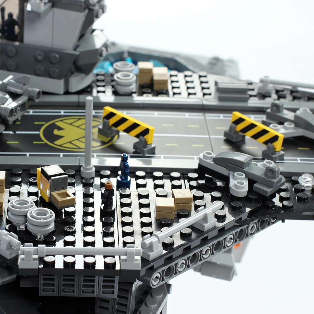 07043 Marvel супер герой серия щит Helicarrier модель строительные блоки наборы игрушка подарок для детей Marvel супер герой 76042