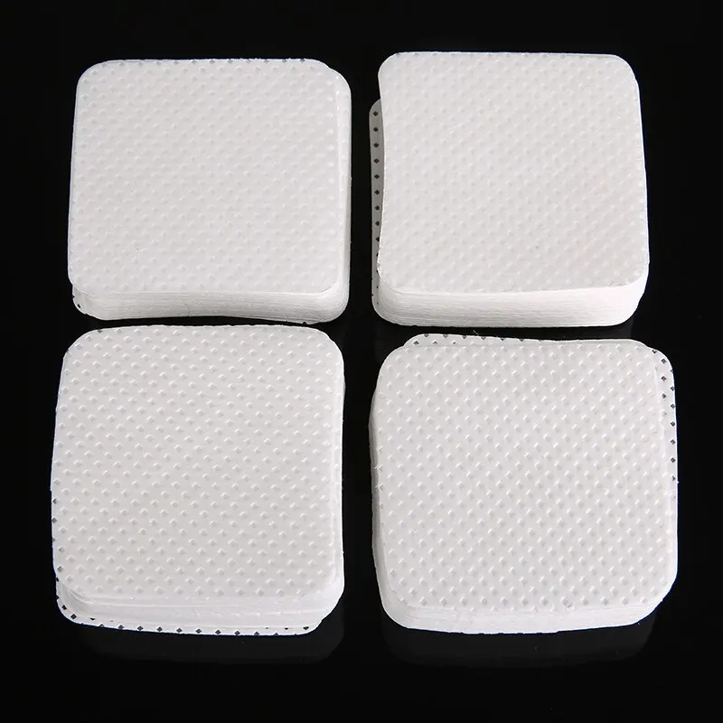 

200 Sheets Eyelash Glue Remover Wipes Grafting Extension Lash Glue Cleaning Cotton Cleaner Pads Lint-Free Paper Makeup Tools