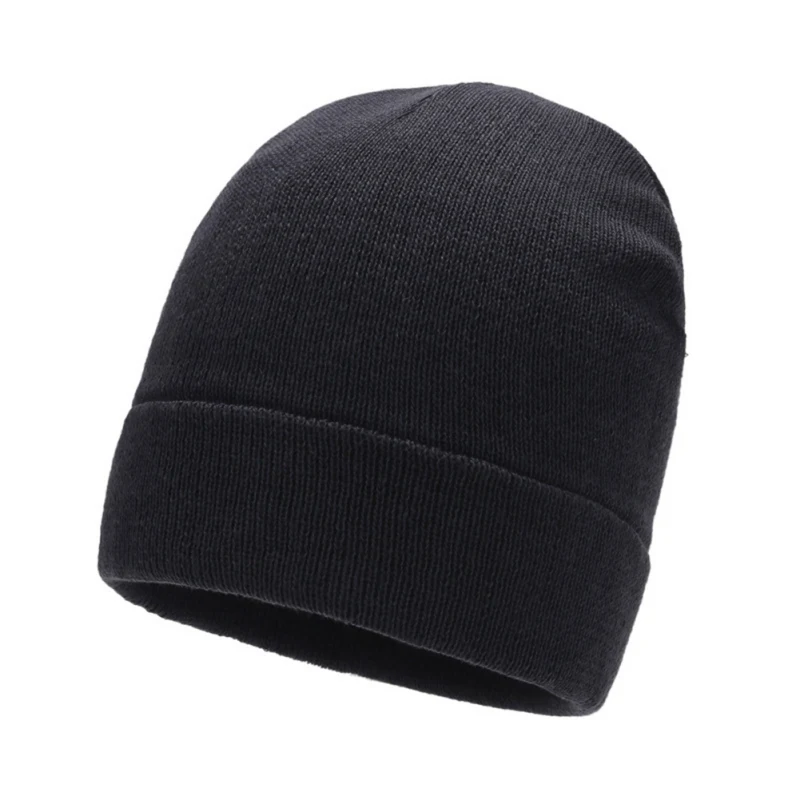 XW0957H Прямая поставка, свободная Кепка Skullies, мужская и женская вязаная шапка, стрейчевый купол, осенне-зимняя уличная шапка с манжетой, кепка s - Цвет: XW0957H