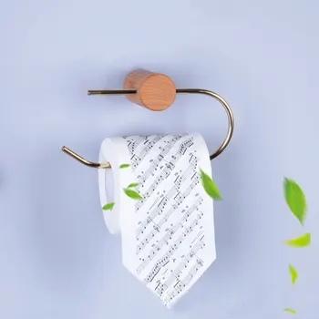 

Kitchen Roll Paper Accessory Wall Mount Toilet Paper Holder Brass Solid Wood Bathroom tissue towel accessories rack holders