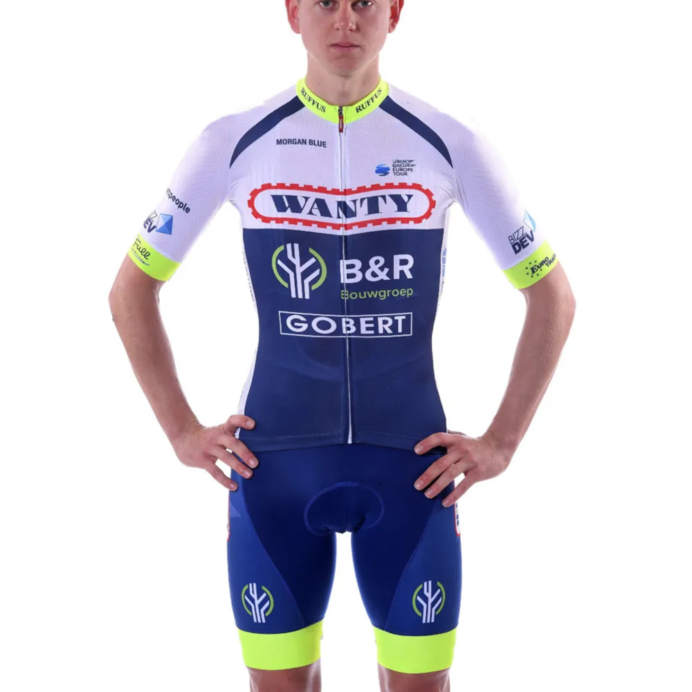 

WANTY men's short sleeve jersey sets Pro Team cycling clothing team competition dedicated clothing Tour France cycling clothing