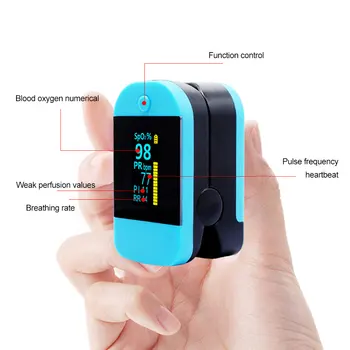 

Medical finger clip oximeter OLED Display Digital Pulse Oximeter Heart Rate Monitor Pulse Oximetry SpO2 Health Monitor