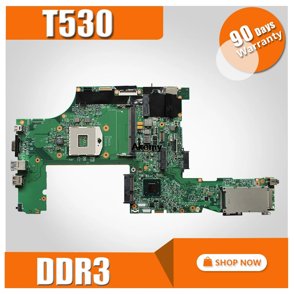 

Original For Lenovo ThinkPad IBM T530 T530I laptop notebook motherboard QM77 DDR3 PGA989 48.4QE15.031 04X1487 04X1483