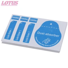 Lot de 30 papiers anti poussière pour téléphone portable, absorbeur de poussière, protecteur d'écran, lingettes humides et sèches, pour objectif d'appareil photo, écrans LCD