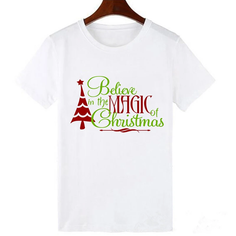 Showtly Superhero Marvel Merry Christmas Women T Shirt Kawaii Short Sleeve Harajuku Casual Vintage Super Soft Plus Size Tops - Цвет: 19bk1025-white