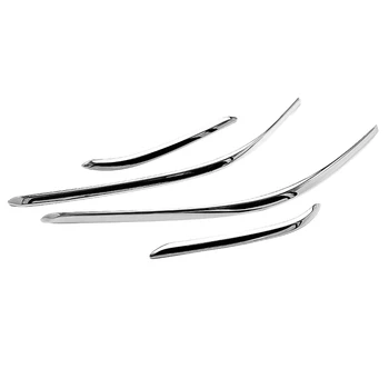 

for Honda Pilot 2019-2020 Chrome Car Front Rear Bumper Corner Protector Trim Strip Decoration Cover Exterior Accessories