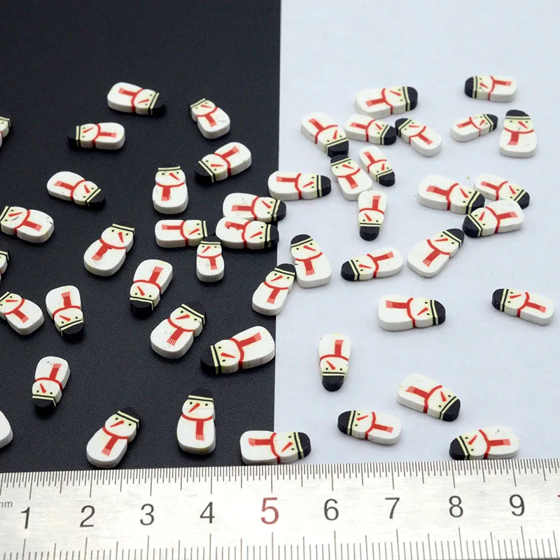 100 г/лот полимерная Горячая глина Рождественский снеговик для рукоделия сделай