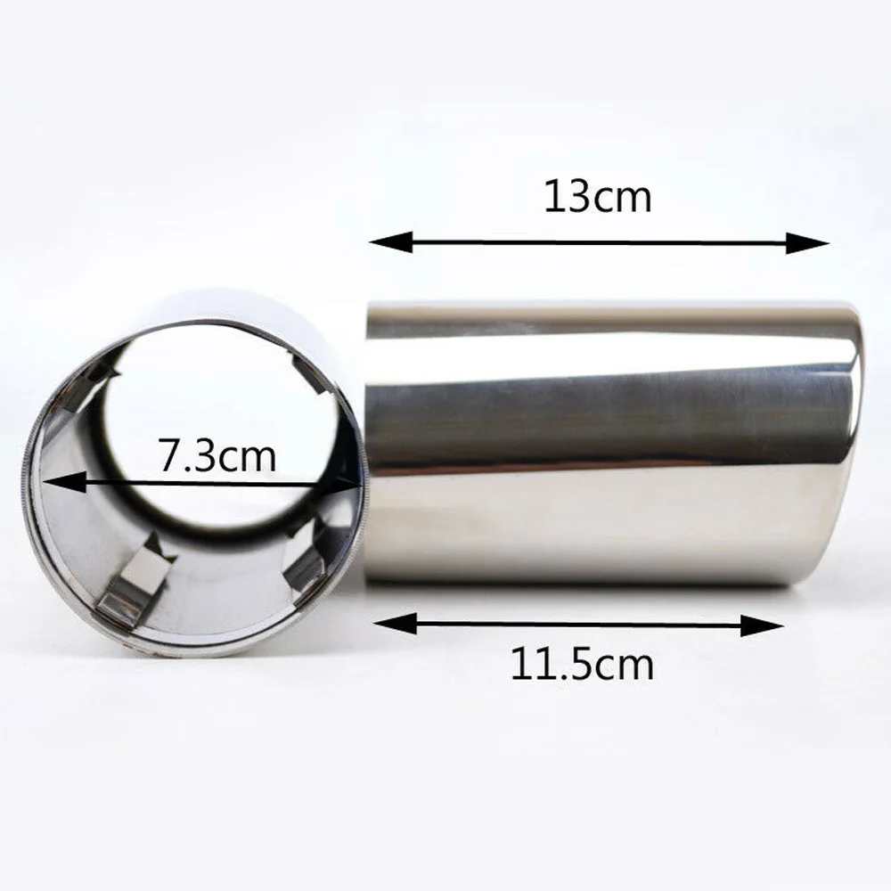 Глушитель наконечники крышка комплект для Volvo XC60, S60, V60 Хвостовая труба конец хромированная отделка