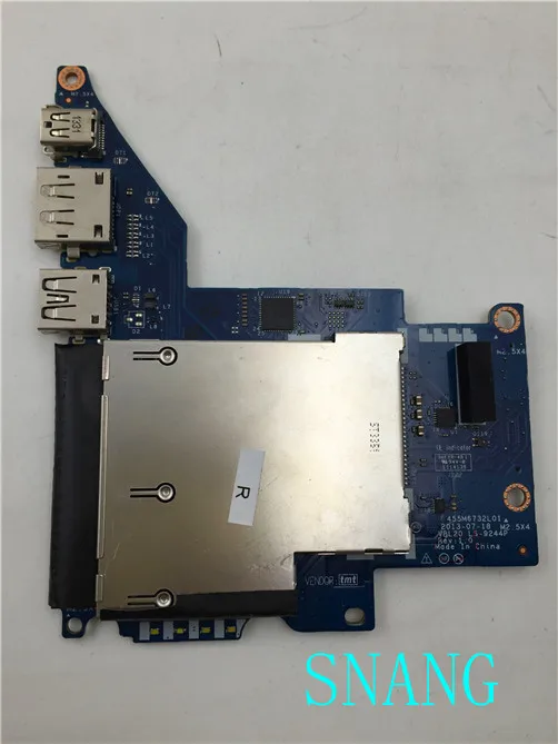 

USB-интерфейсная плата для оригинального ноутбука HP ZBOOK 15, USB-плата для ПК с карманом для карт памяти 794579-001