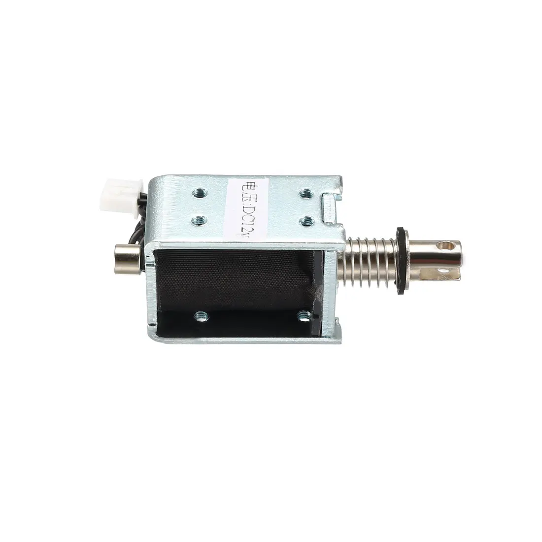 Uxcell DC 12V 400g 10 мм Тяговый электромагнит, открытая рама, линейное движение