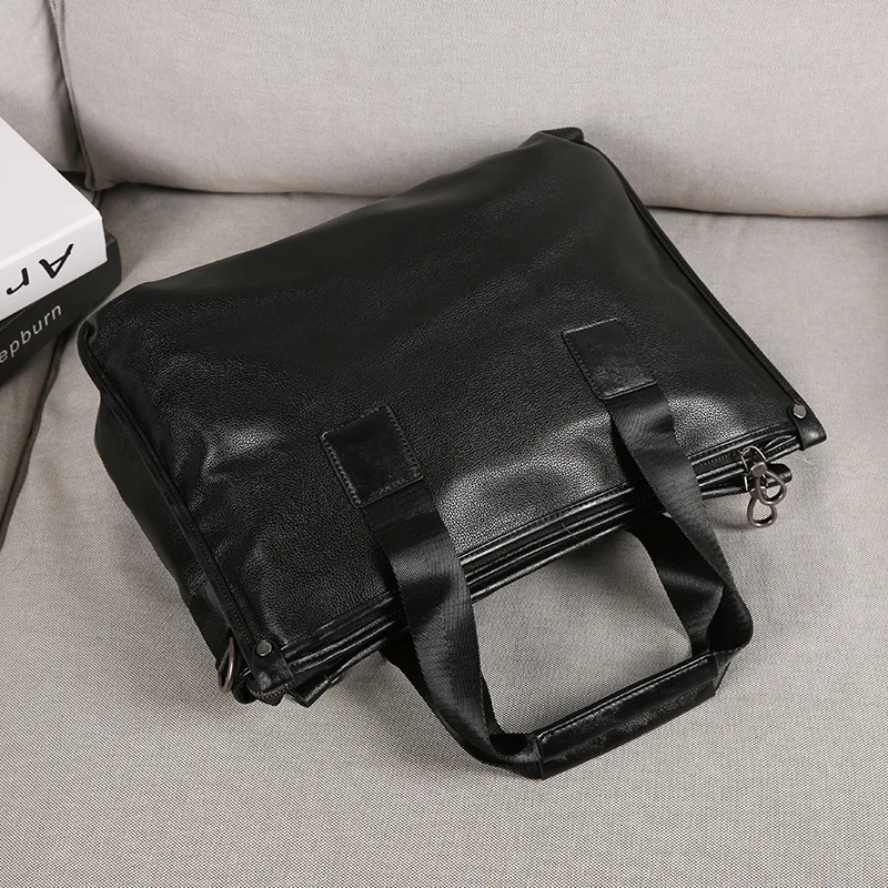 

Original new Korean men's bag briefcase tide business casual bag