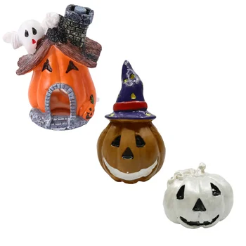 

3Pcs Underwater Plants Decor Artificial Aquarium Pumpkin Adornment Aquarium Decorations for Aquarium Fish Tank Decor