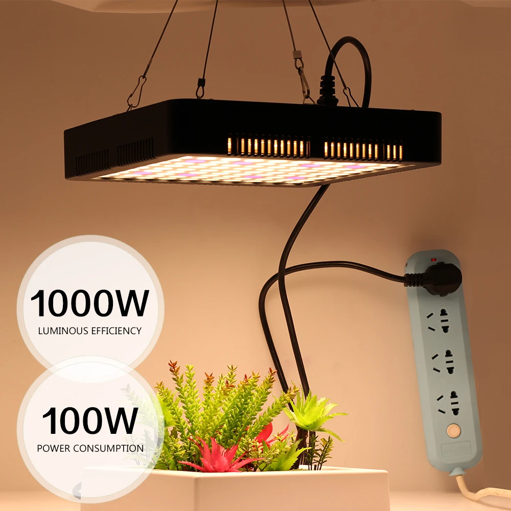 Full Spectrum LED Grow Light 300W 1000W High Brightness Phytolamp Indoor Imitate Sunlight Plant Growth Lamps for Plants Flowers