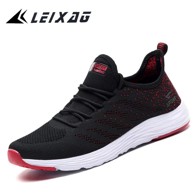 LEIXAG Couples Running Shoes Breathable Mesh Run Sport Shoes Men Gym
