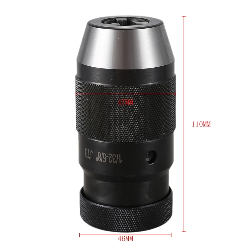 1 комплект черный 1/32-1/2 дюймов 6 JT Pro-Series Быстрозажимной сверлильный патрон сверхмощный самозатягивающийся подходит для ручной электрической дрели и дрели Mach