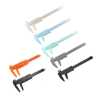 

uxcell Vernier Caliper 80mm/150mm 3 Inch/6 Inch Metric Double Scale Plastic Ruler Measuring Tool for Carver and Carpenter