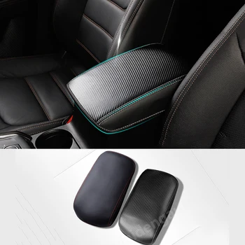 

For Mazda CX-5 CX5 2017-2020 PU Leather Armrest Console Pad Cover Cushion Support Box Armrest Top Mat Liner Car accessories