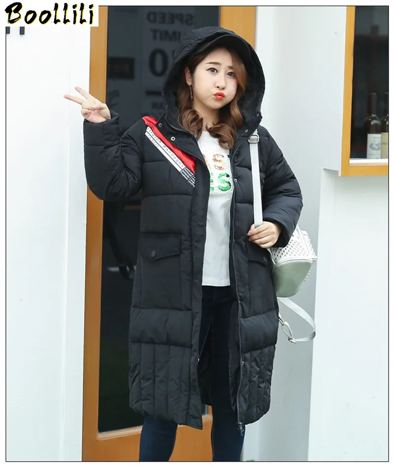

Boollili Plus Size Parka Mujer 2020 Winter Jacket Women Coat Female Cotton Long Black Jackets Padded Womens Outwear Casaco