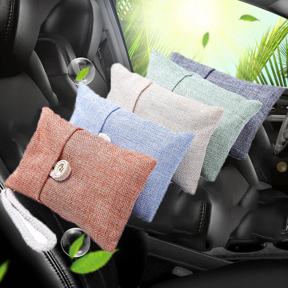 

Car Air Freshener Remove Formaldehyde Car-styling Odor Deodorant Home Office Bamboo Charcoal Activated Carbon Bag Purifying Air