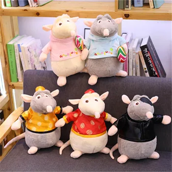 

25-35CM cute cartoon multi-varietal mouse zodiac mouse high quality super soft plush stuffed toy children doll ornaments decorat