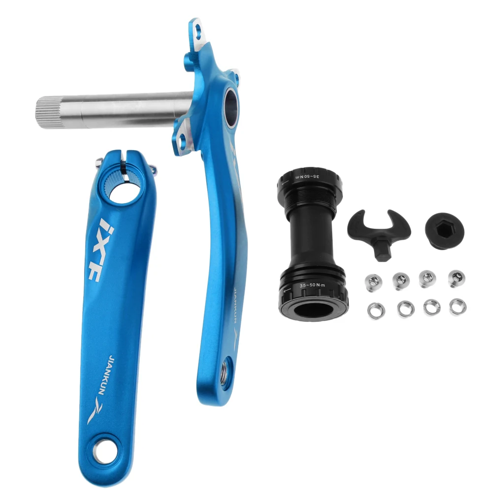104BCD 170mm Crank MTB Mountain Bike Crankset Set Aluminium Alloy Bottom Bracket and Bolts Nuts