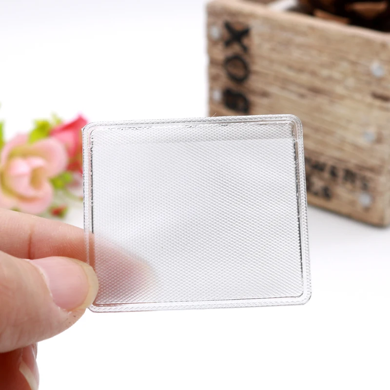 Wholesale 100Pcs/Lot Plastic Bags 4.2x3.7cm Square Self-Stick Package Design for Necklace Card Jewelry Making DIY Accessories | Украшения и