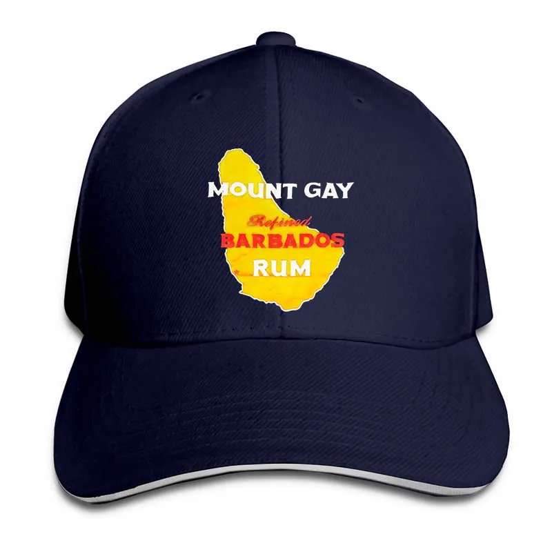 90s VTG nos MOUNT GAY RUM BARBADOS nwot логотип Liquor XL Booze промо бейсболка для мужчин и женщин Кепка для водителя грузовика модная Регулируемая Кепка - Цвет: 2-Navy
