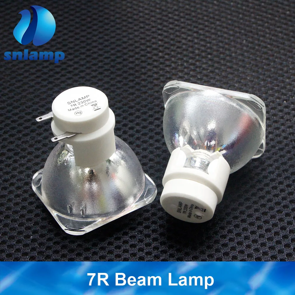 

2 PCS/LOT SNLAMP 230W Beam Lamp 7R Moving Head Beam Stage Light Round Head STAGE LAMP Metal Halide Moving Platinum Metal R7