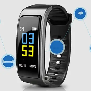 

Smart Bracelet Y3 Wristband Waterproof Touch Screen Wireless Control Fitness Pedometer For Sport With Heart Rate Function