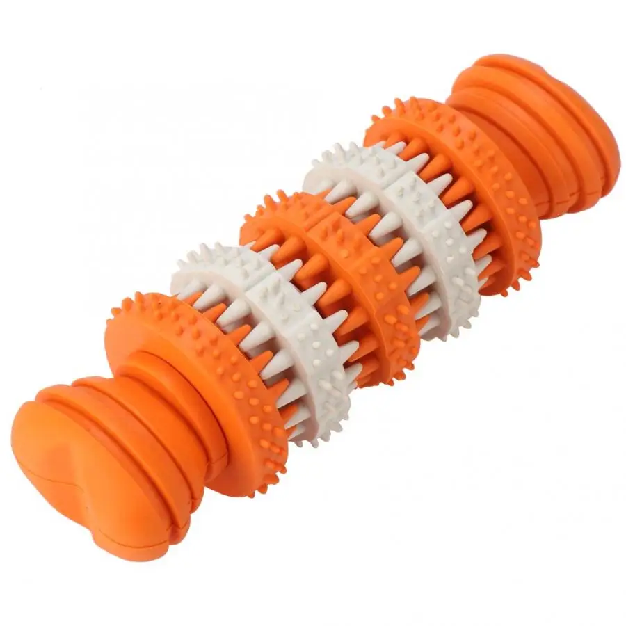 Dog Toy Pet Bite Rubber Chewing Molar Toy Cleaning Teeth Gear Interactive Training Toy Dog Cat Supplies