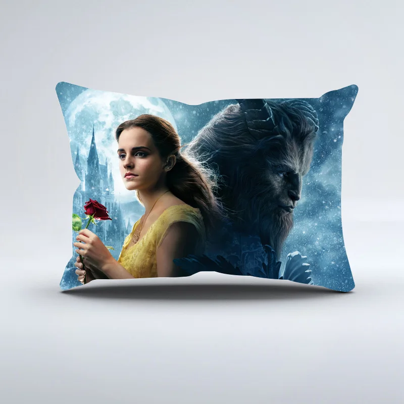 Комплект постельного белья "Красавица и Чудовище", размер King size, 3D печать, Комплект постельного белья, s пододеяльник, простыни, наволочки, постельное белье, домашний текстиль