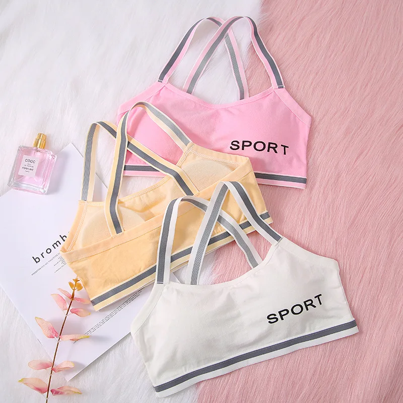 Нижнее белье для девочек бюстгальтеры нижнее детей 6 8 12 лет спортивный