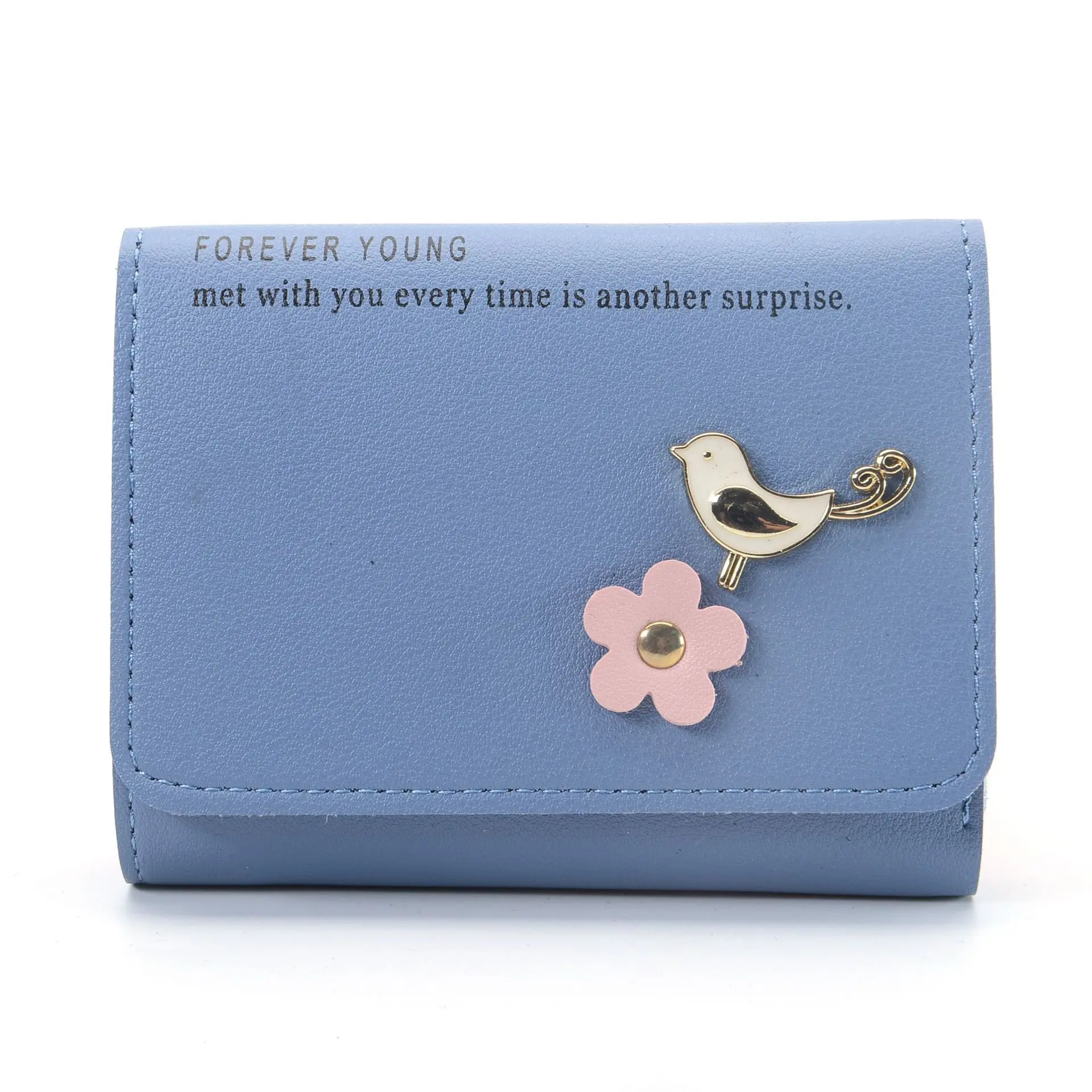 

New Arrival Wallets Fashion Women Wallets Multi-function High Quality Small Wallet Purse Short Clutch Wallets PU Solid Casual