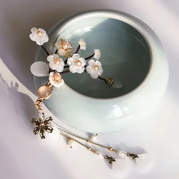 

Hair accessories clip fairy air Su Bu shake antique headwear classical aesthetic pair clip ancient hairpin jewelry accessories