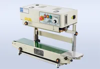 FR-770V Vertical Plastic Foil Bag Band Sealer Machine Liquid and Solid Food Continuous Sealing Machine 2