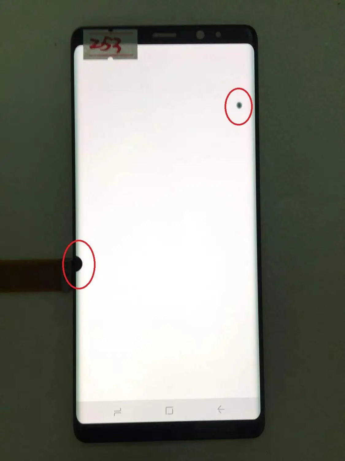 С черными точками супер AMOLED с рамкой lcd для samsung Galaxy NOTE 8 lcd N950A N950U N950F N950V дисплей+ сенсорный экран в сборе - Цвет: NO.253 Black Frame