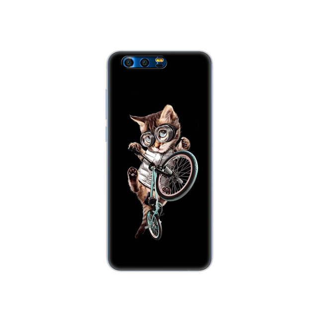 phone case for  honor 9 honor 9 lite soft tpu silicon back cover 360 full protective printing transparent coque