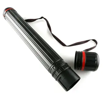 

New Extendable Telescopic Drawing Tube Adjustable Portable Art Storage Tube Quiver Arrow Holder Tube Shoulder Strap
