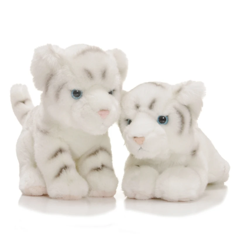 Милый Бенгальский Тигр белые плюшевые игрушки имитация гигантского мягкого Куба