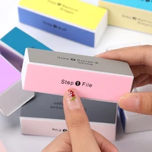 4 maneiras Buffer Lustrando Lixar Polimento Buffer Do Bloco Arquivos Acrílico Pedicure Manicure Nail Polish Ferramentas Unhas Arquivo