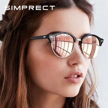 

Q·VISELD Polarized Sunglasses Women 2019 Retro Sunglasses Round Mirror Sun Glasses For Women Vintage Sunglasses Zonnebril Dames