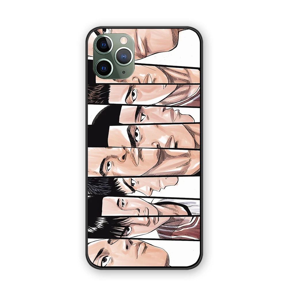 Slam Dunk для iPhone 5 5S 6 6s 7 8 Plus X XS XR 11 Pro Max черный чехол ТПУ - Цвет: 1